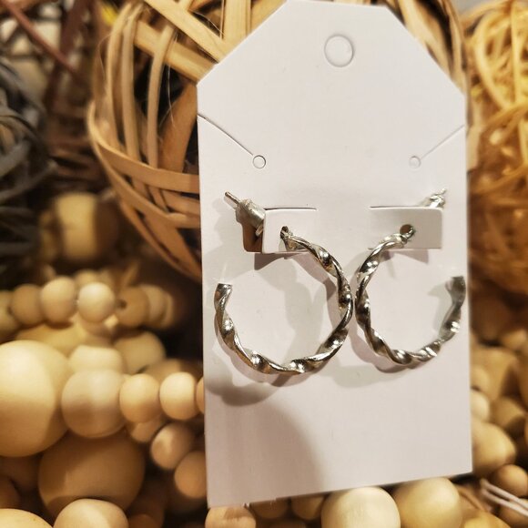 Silver Earrings 0013 - Picture 3 of 4